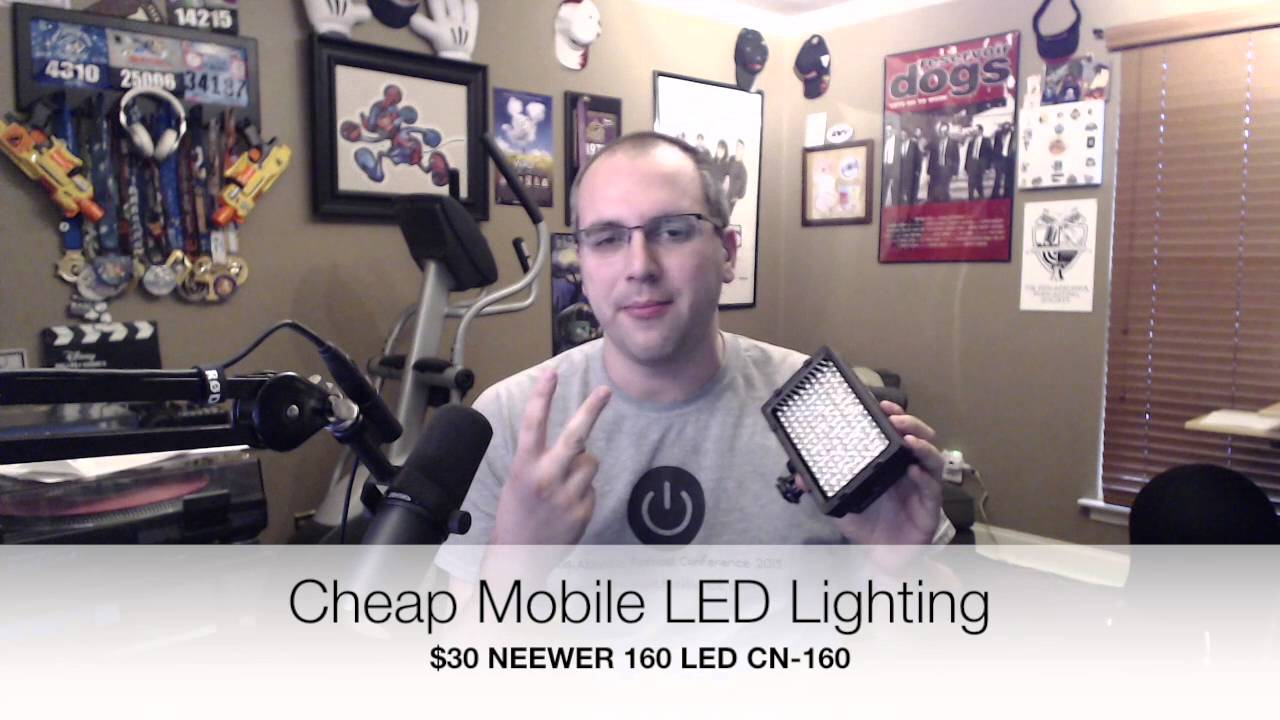 NEEWER 160 LED CN160 Mobile Lighting Joe Pardo